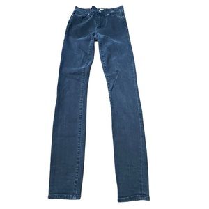 Madewell 9” High Riser Skinny Skinny Black 5 Pocket Denim Jeans Women’s Sz 25TL